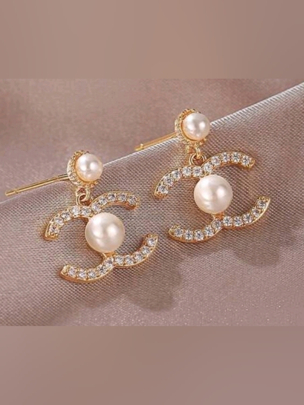 Chanel Style Earrings - Picture 2 of 10